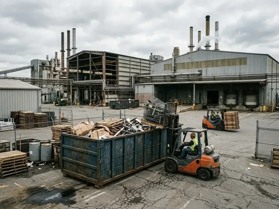 industrial-factory-scrap-conta-003 — frequently asked questions, Cheap Roll-off Dumpster Rentals in Huber Heights, OH